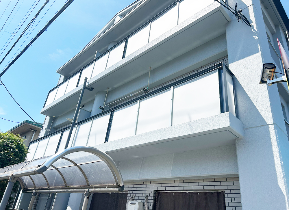 マンション　ベランダ　手摺改修工事